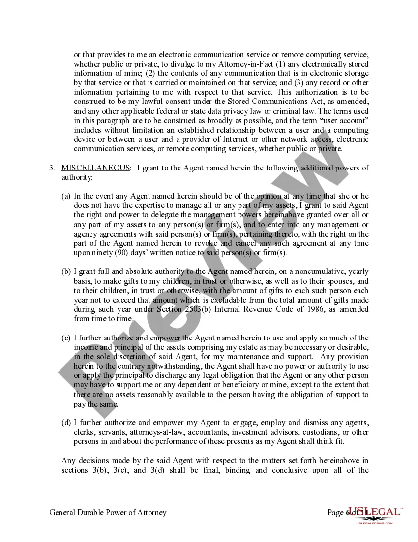 Get General Durable Power of Attorney for Property and Finances or Financial Effective upon Disability Preview General Durable Power of Attorney for Property and Finances or Financial Effective upon Disability