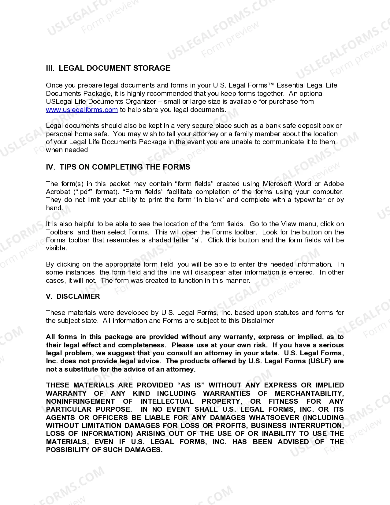 Preview Idaho Essential Legal Life Documents for Newlyweds