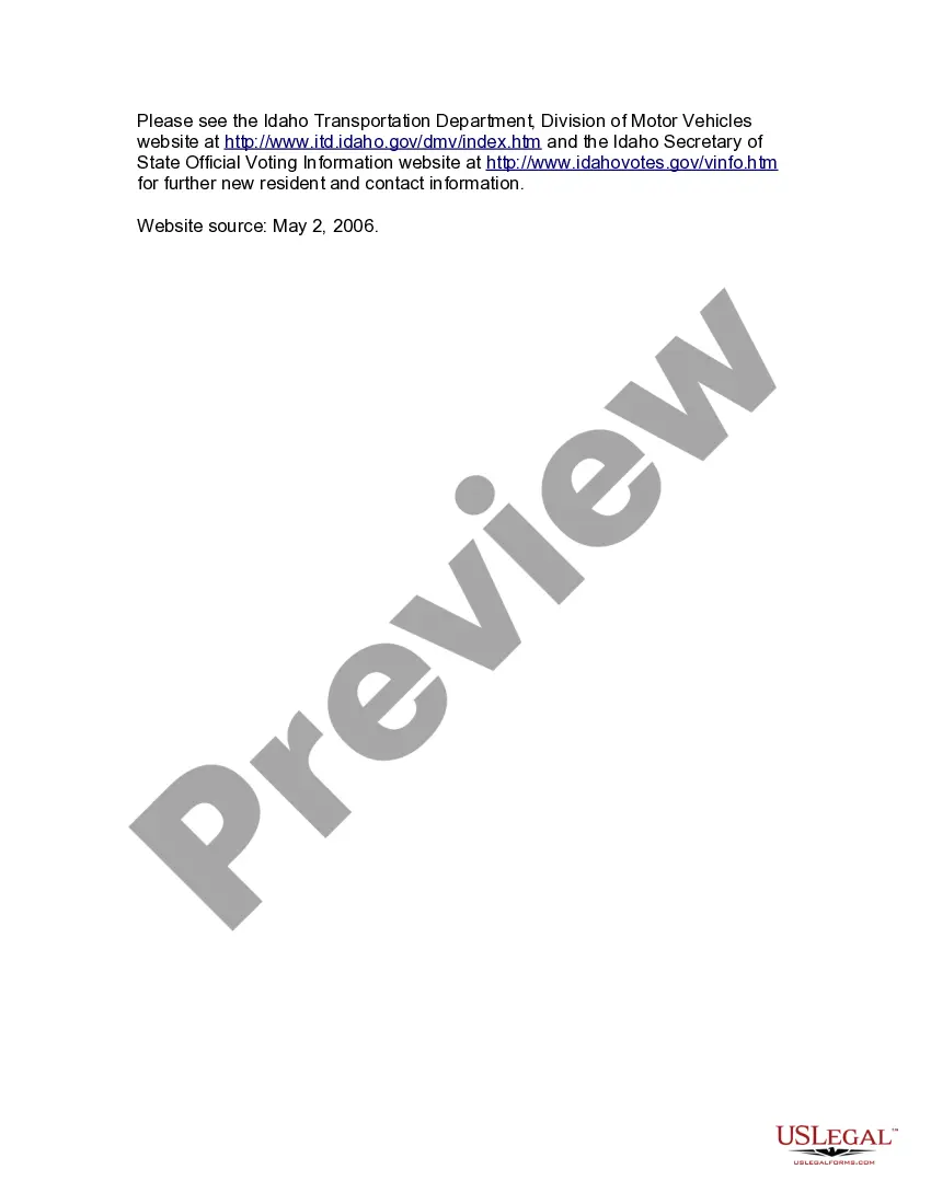 Preview New Resident Guide