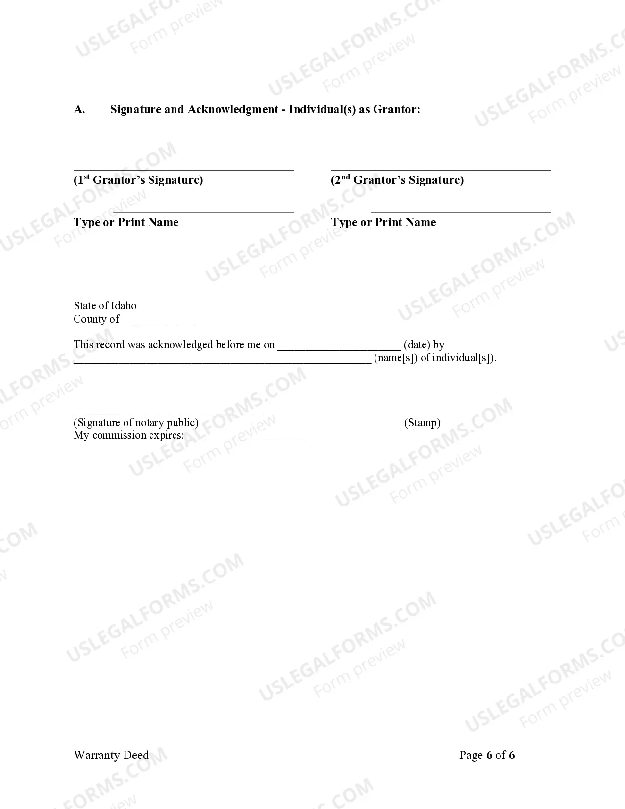 Preview Warranty Deed from Limited Partnership or LLC is the Grantor, or Grantee