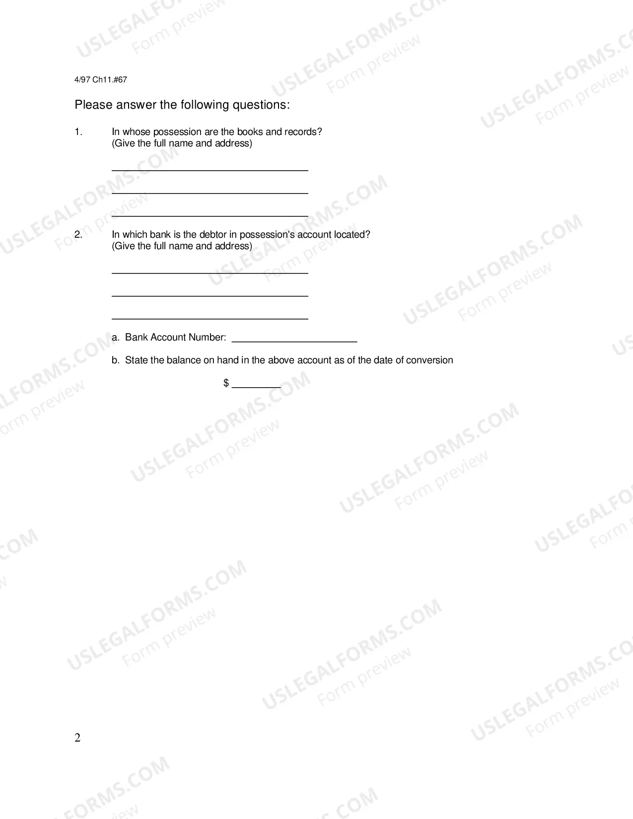 Preview Final Report And Accounting Following Conversion of Chapter 11 Proceeding