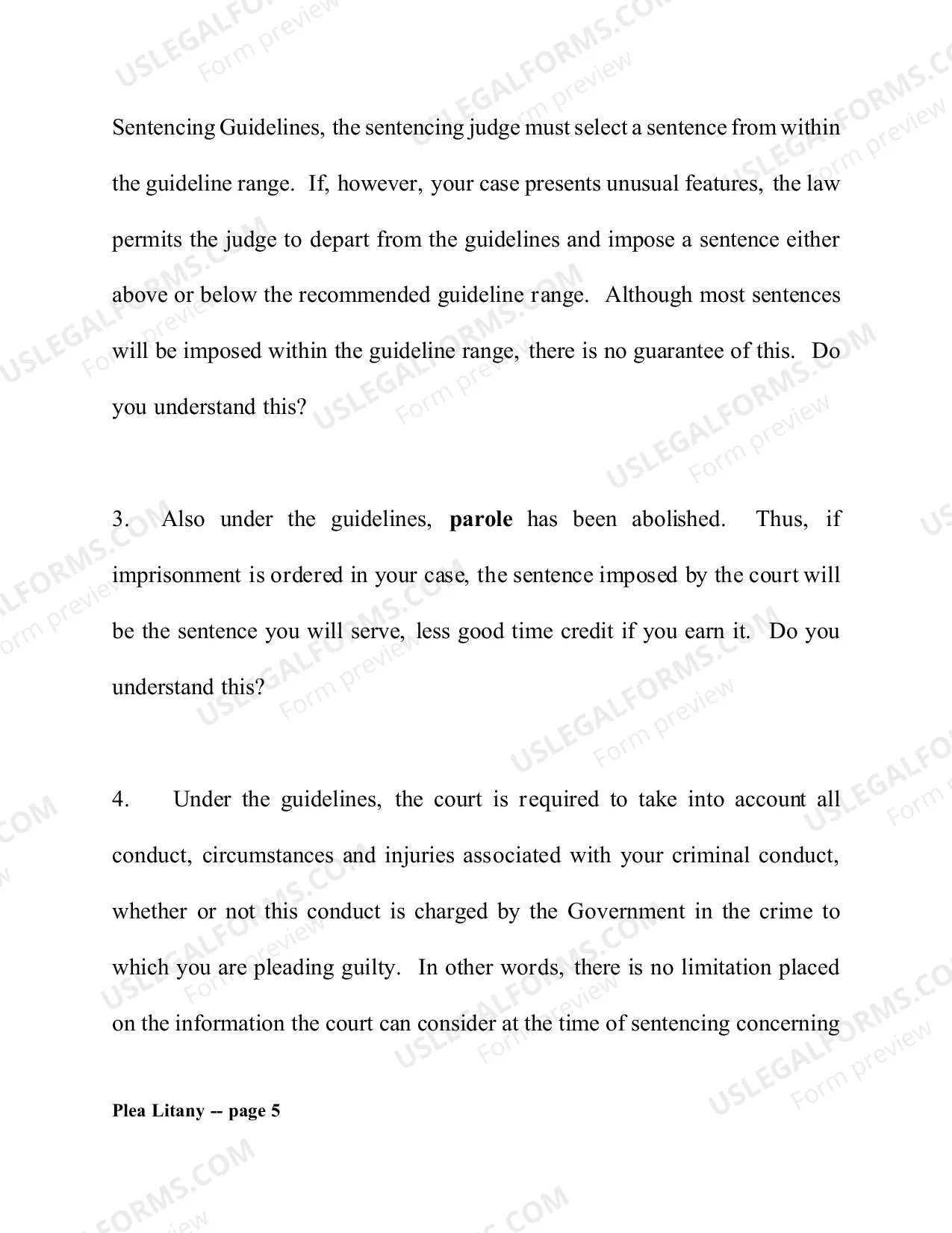 Preview Annotated Plea Litany (Judge Winmill)