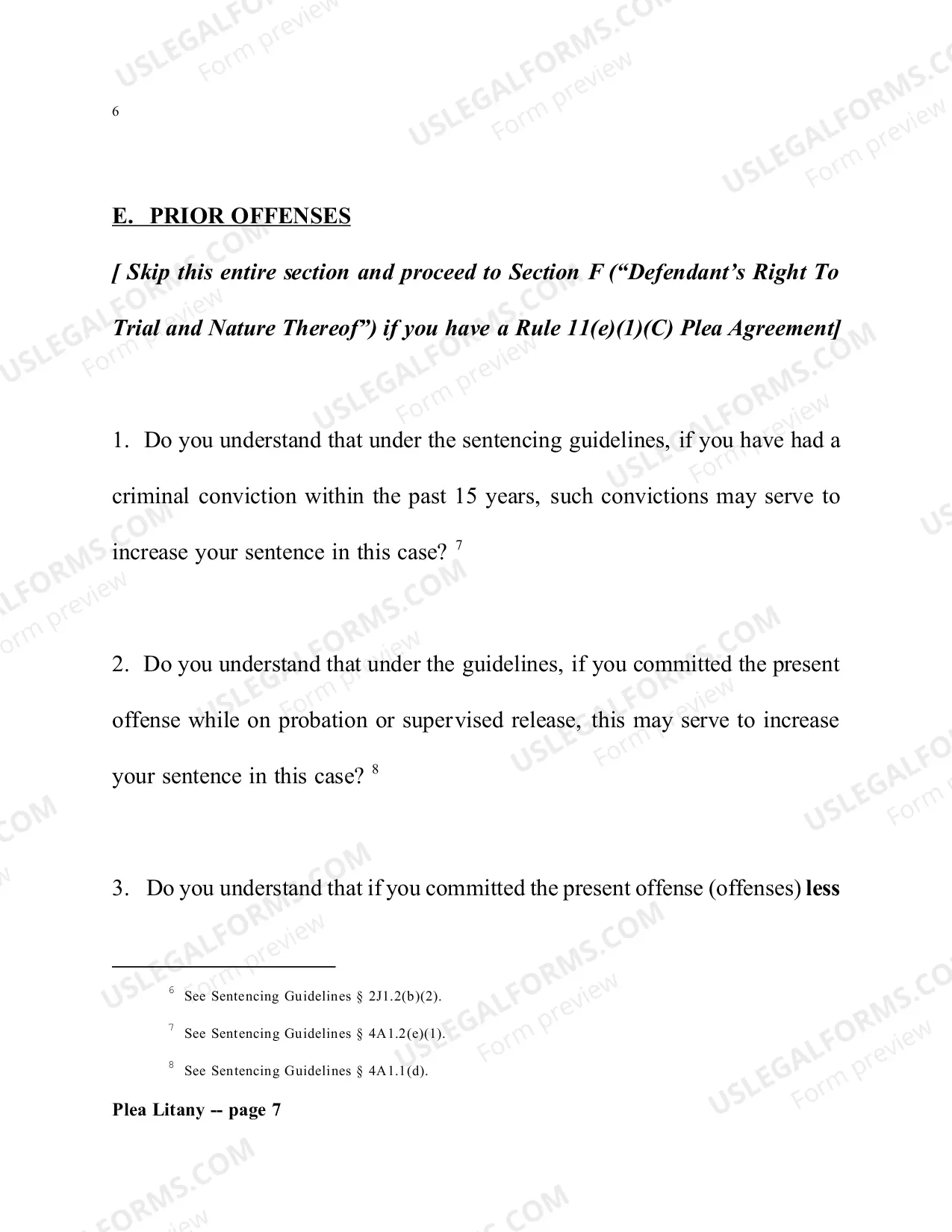 Preview Annotated Plea Litany (Judge Winmill)