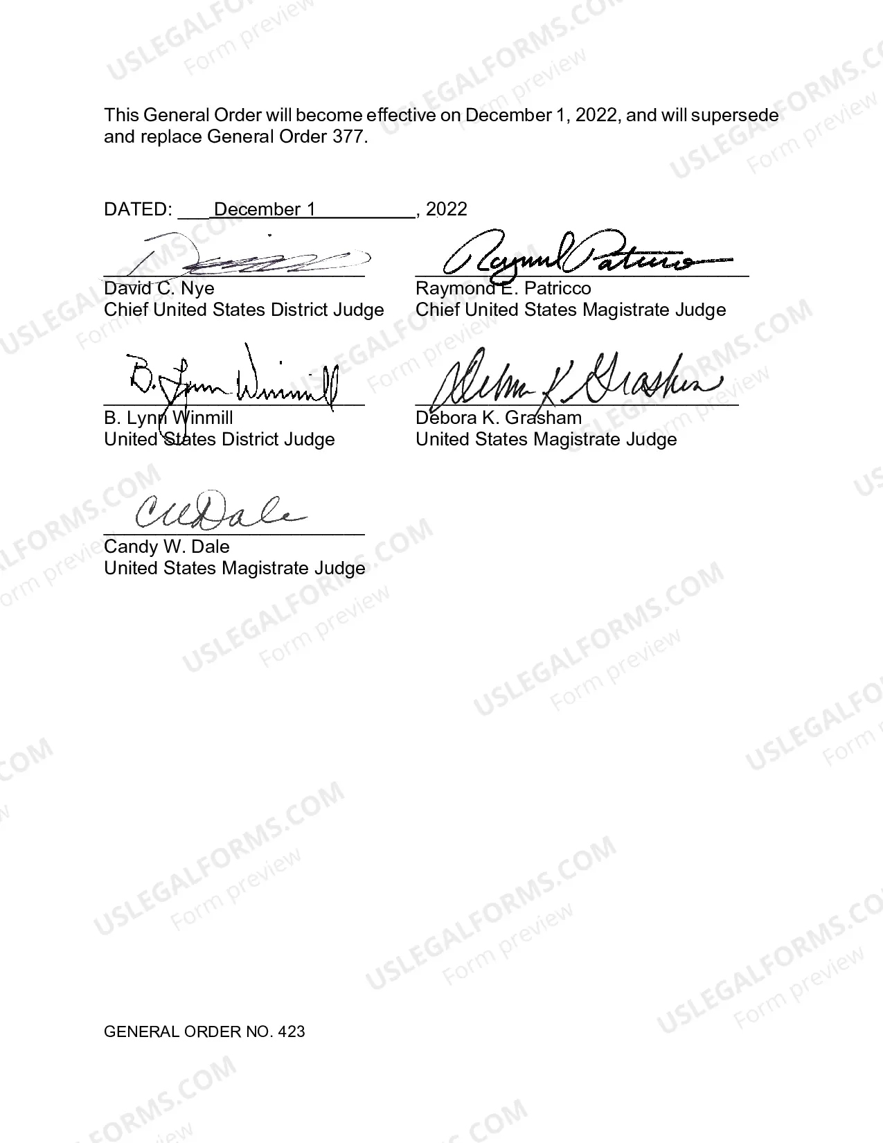 Preview Criminal Procedural Order