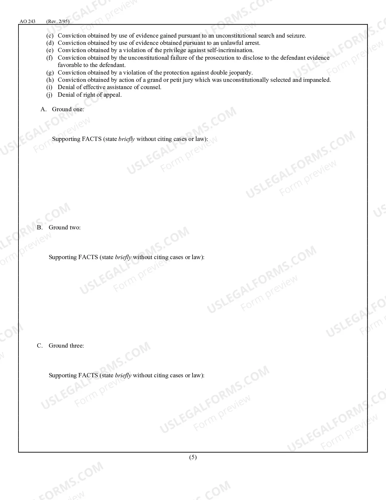 Preview Motion to Vacate Sentence (2255)