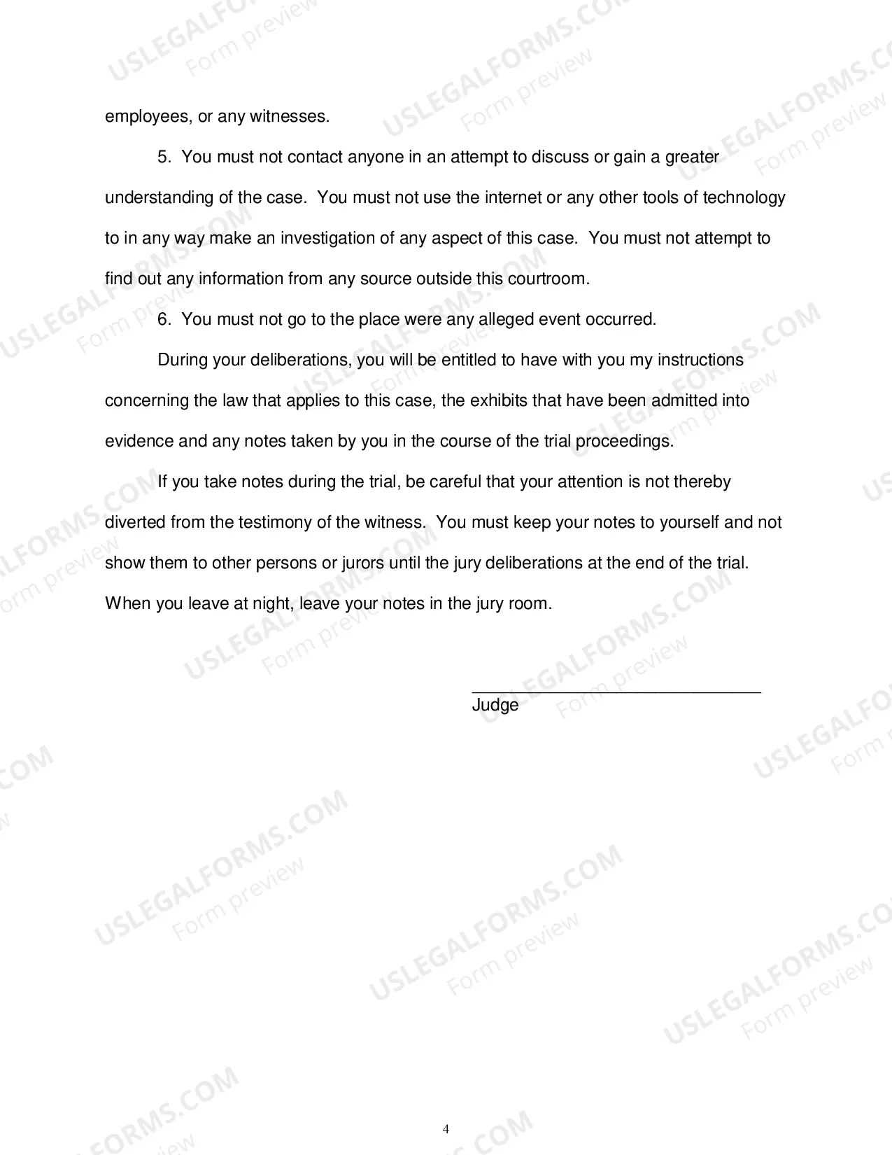 Preview Civil Jury Instructions