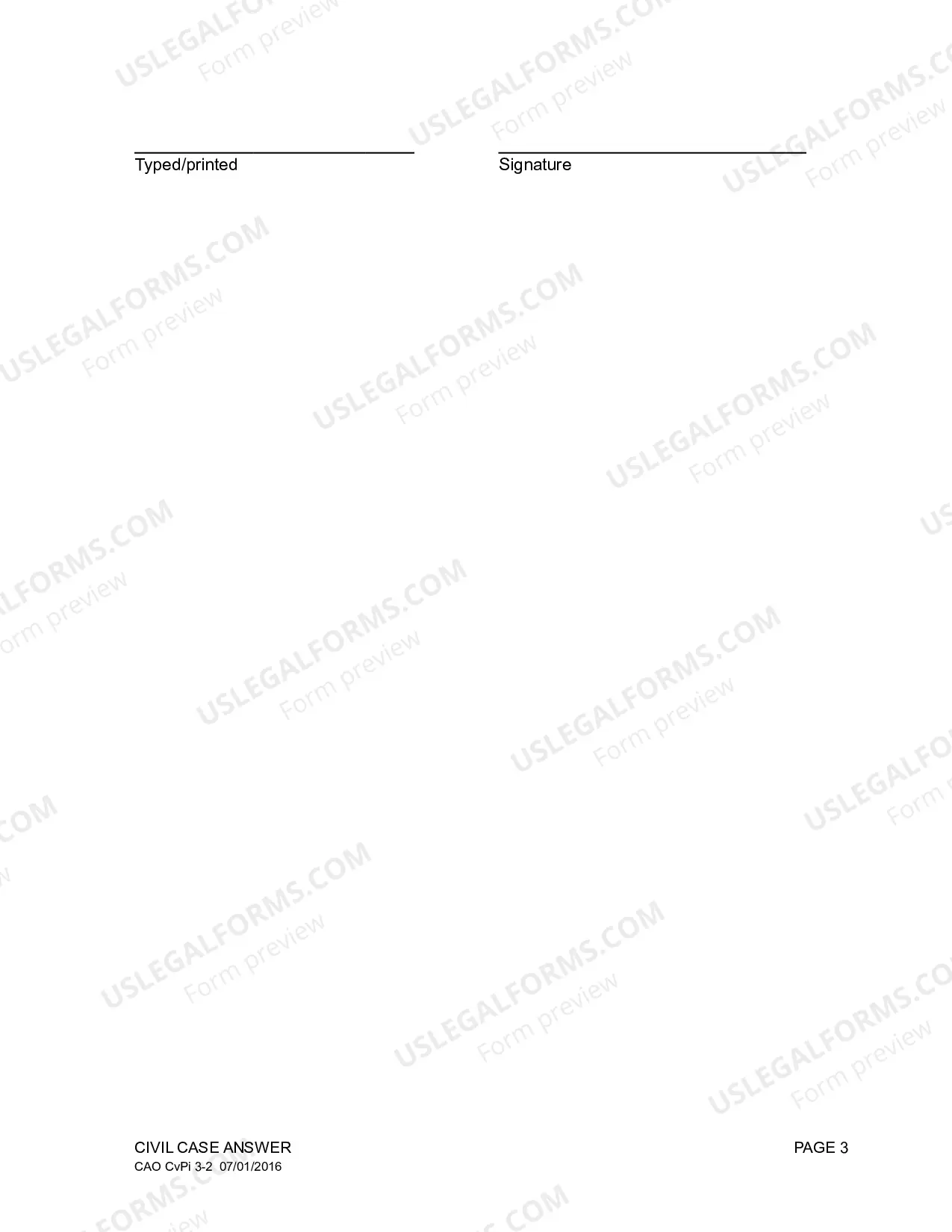 Preview Civil Case Answer
