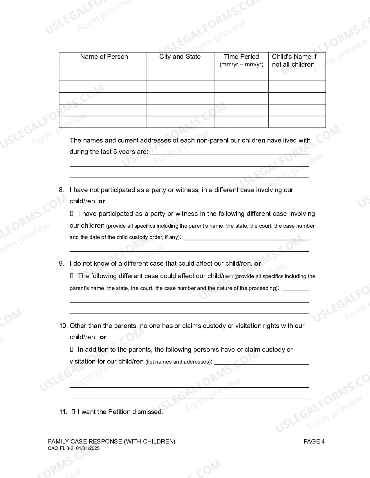 Preview Family Case Answer (With Children)