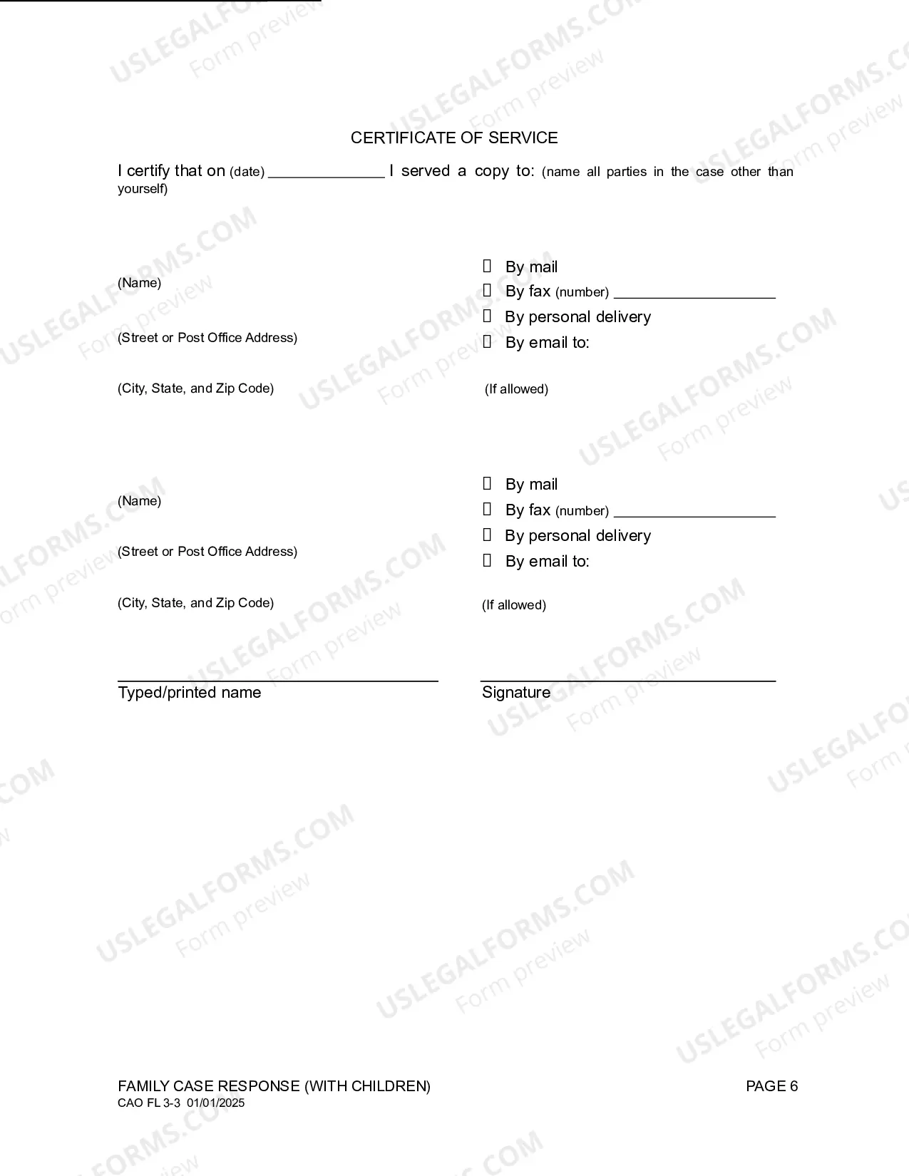 Preview Family Case Answer (With Children)