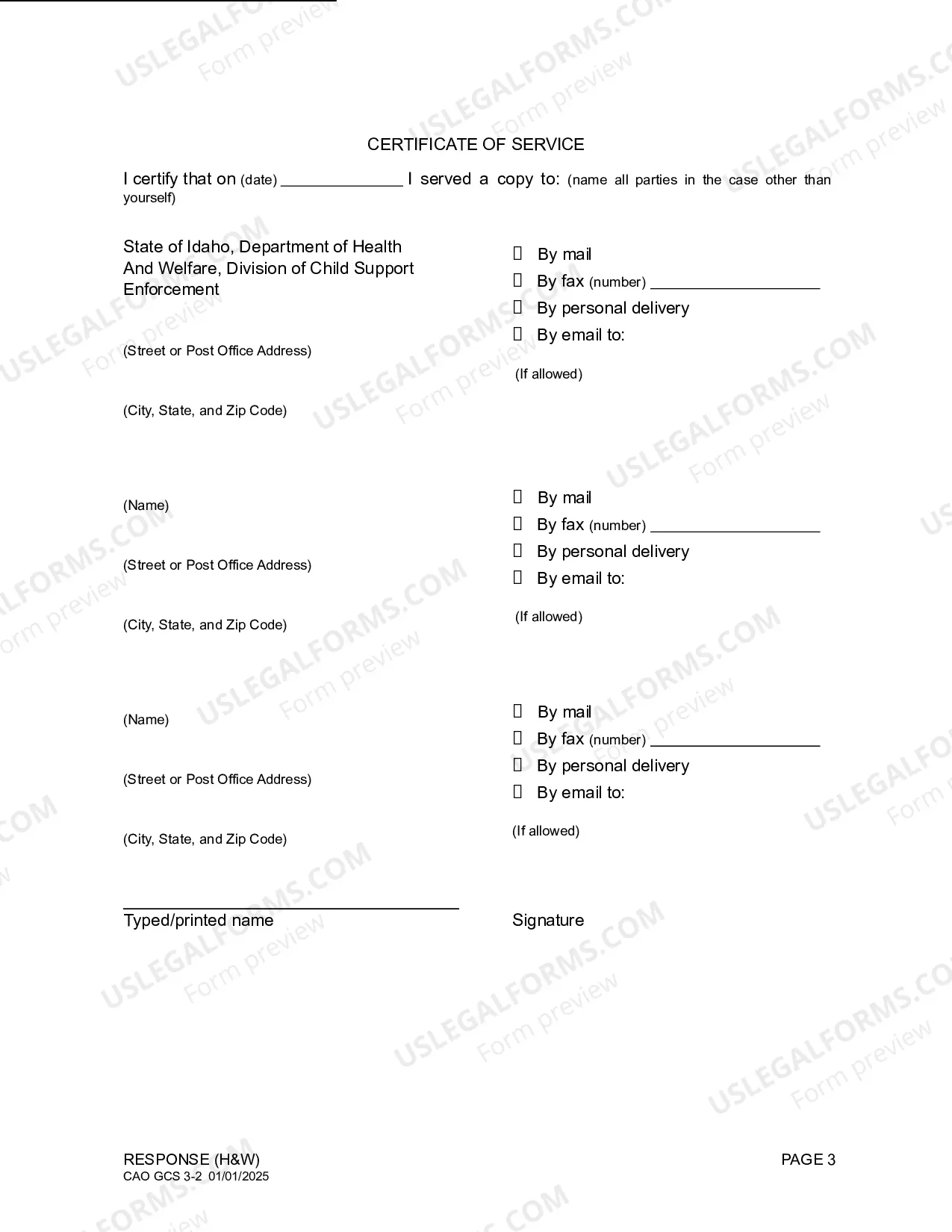 Preview Answer (H&W)