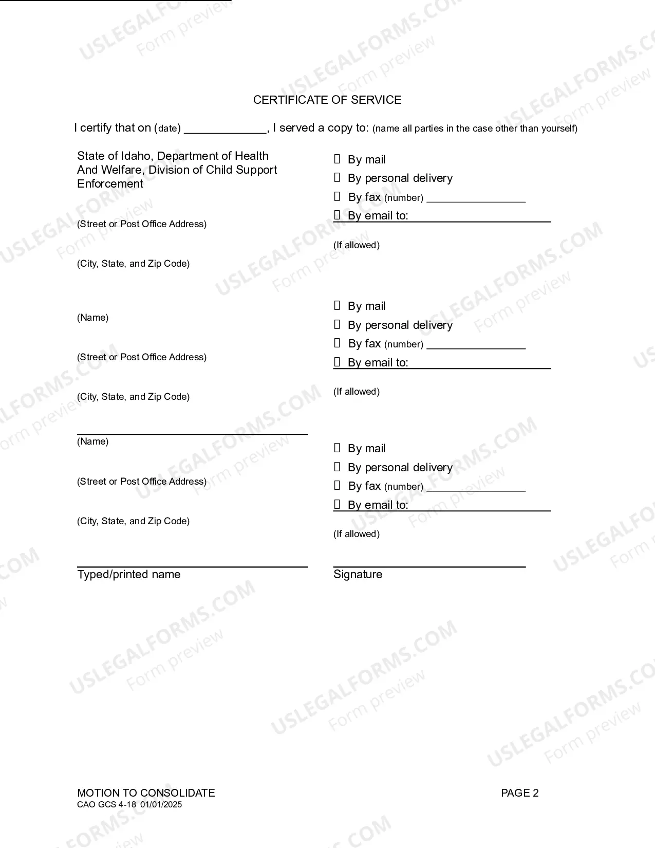 Preview Motion to Consolidate (H&W)