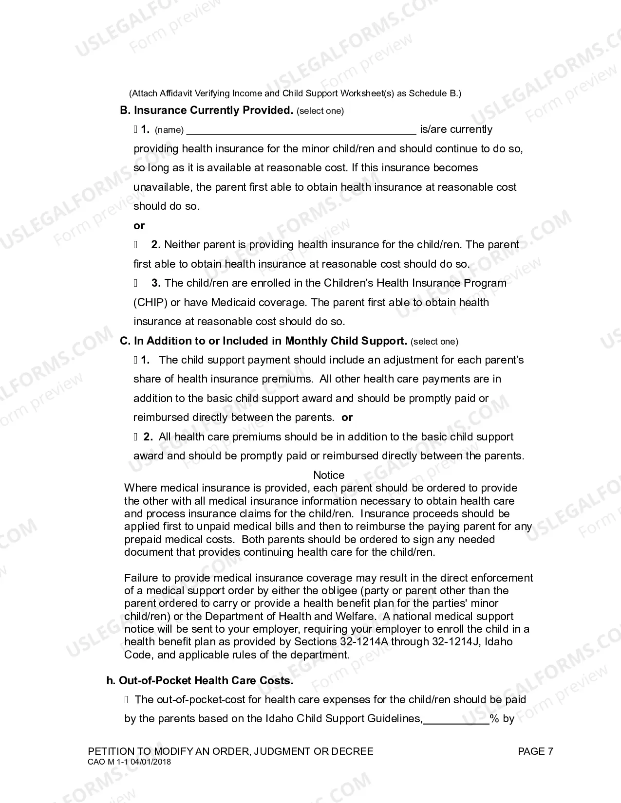 Preview Motion to Modify an Order or Decree