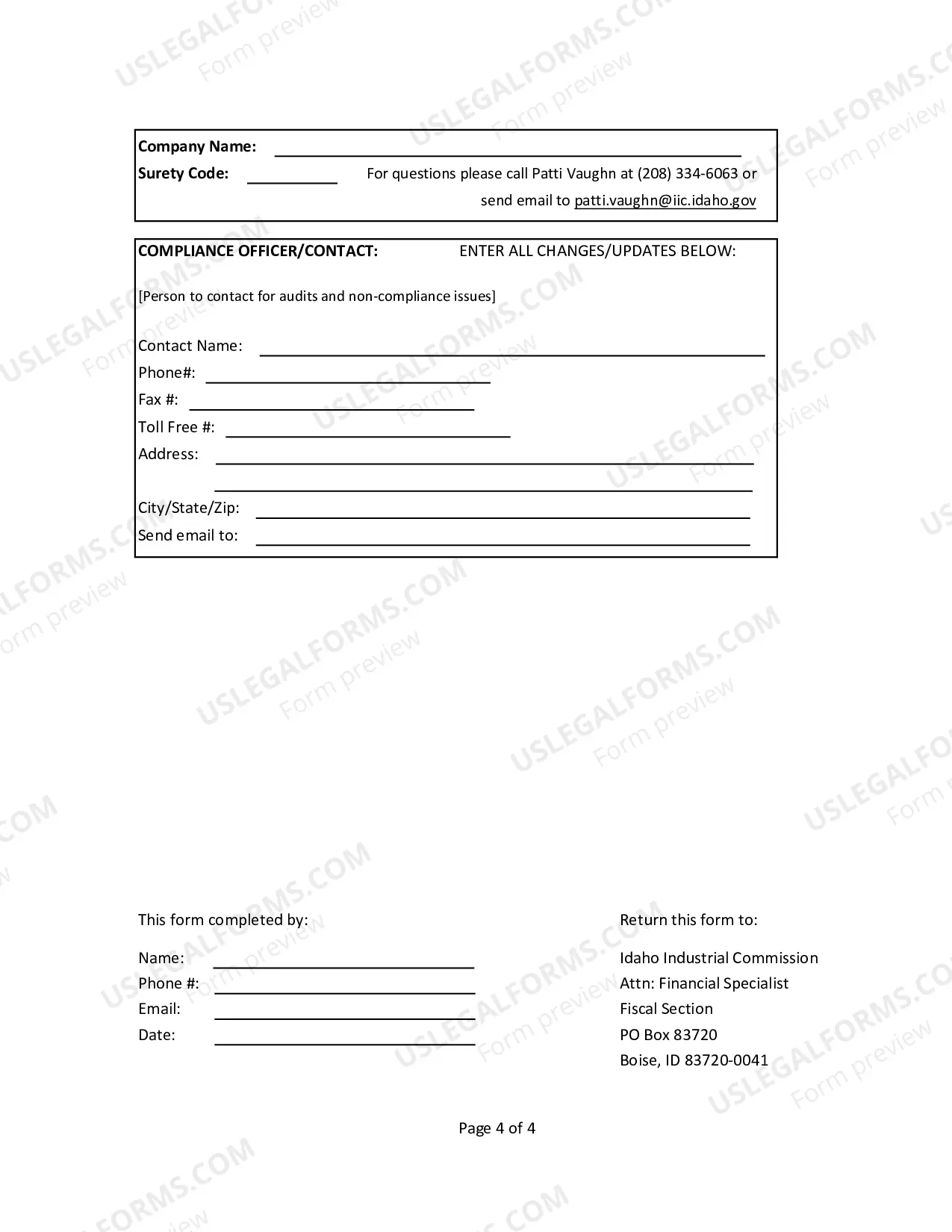 Preview Contact Form