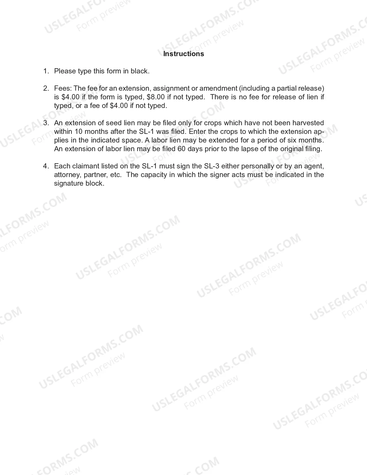 Preview Idaho UCC Release, Extension, Amendment Or Assignment Of Claim Of Lien In Crops