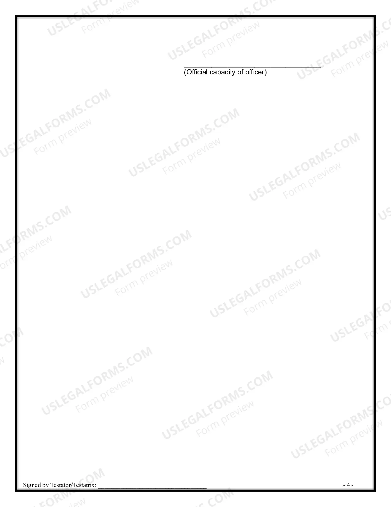 Preview Written Revocation of Will