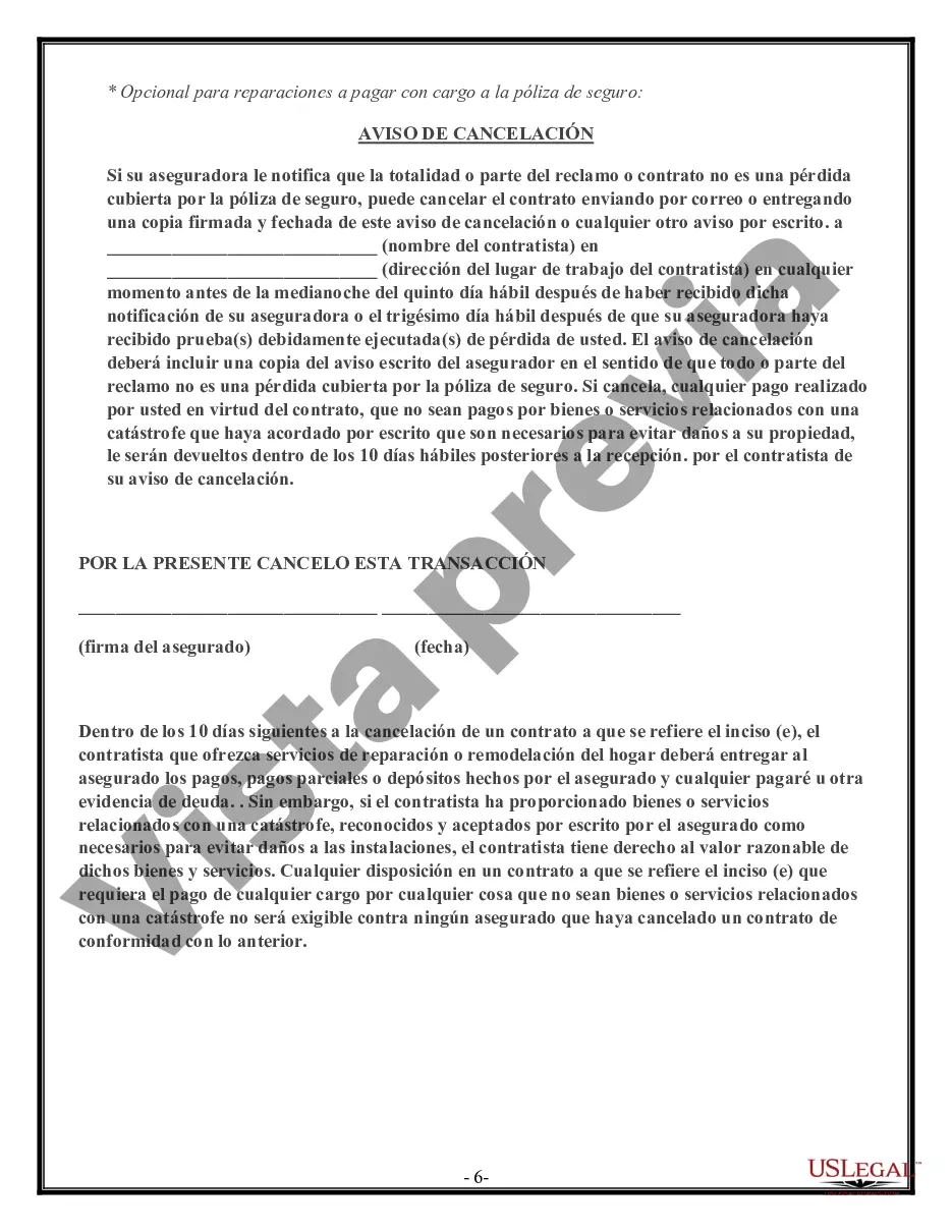 Preview Contrato de pintura para contratista