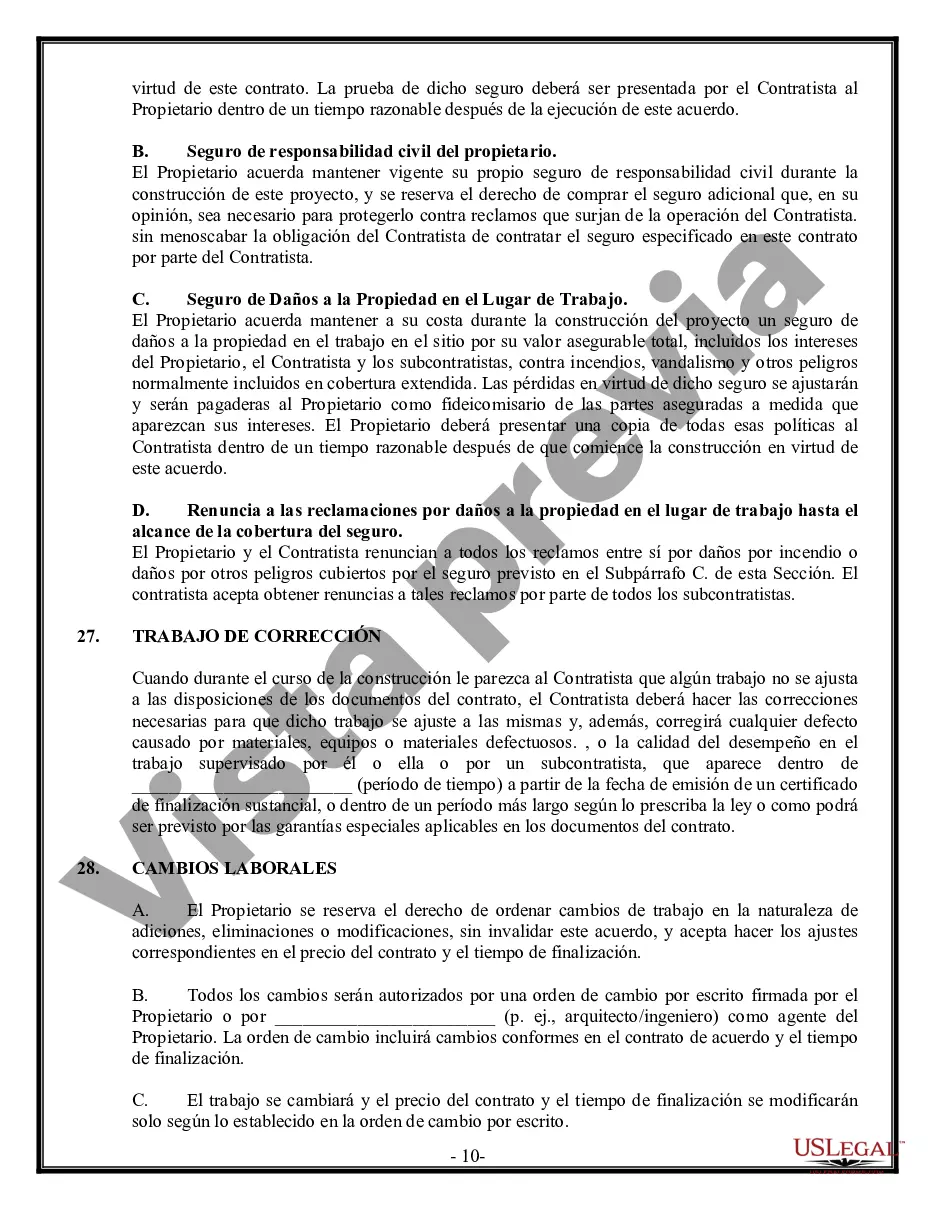 Preview Contrato Comercial para Contratista