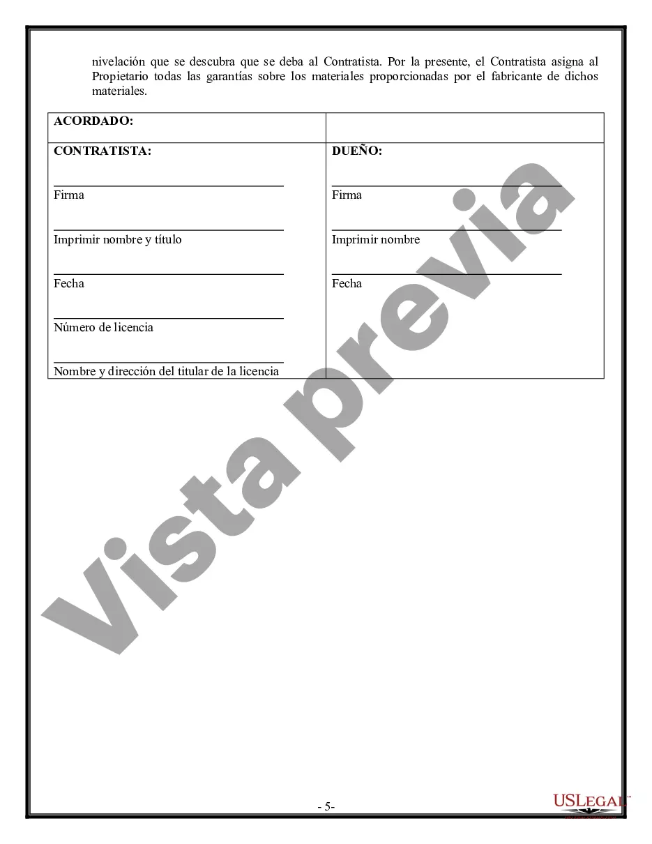 Preview Contrato de excavadora para contratista