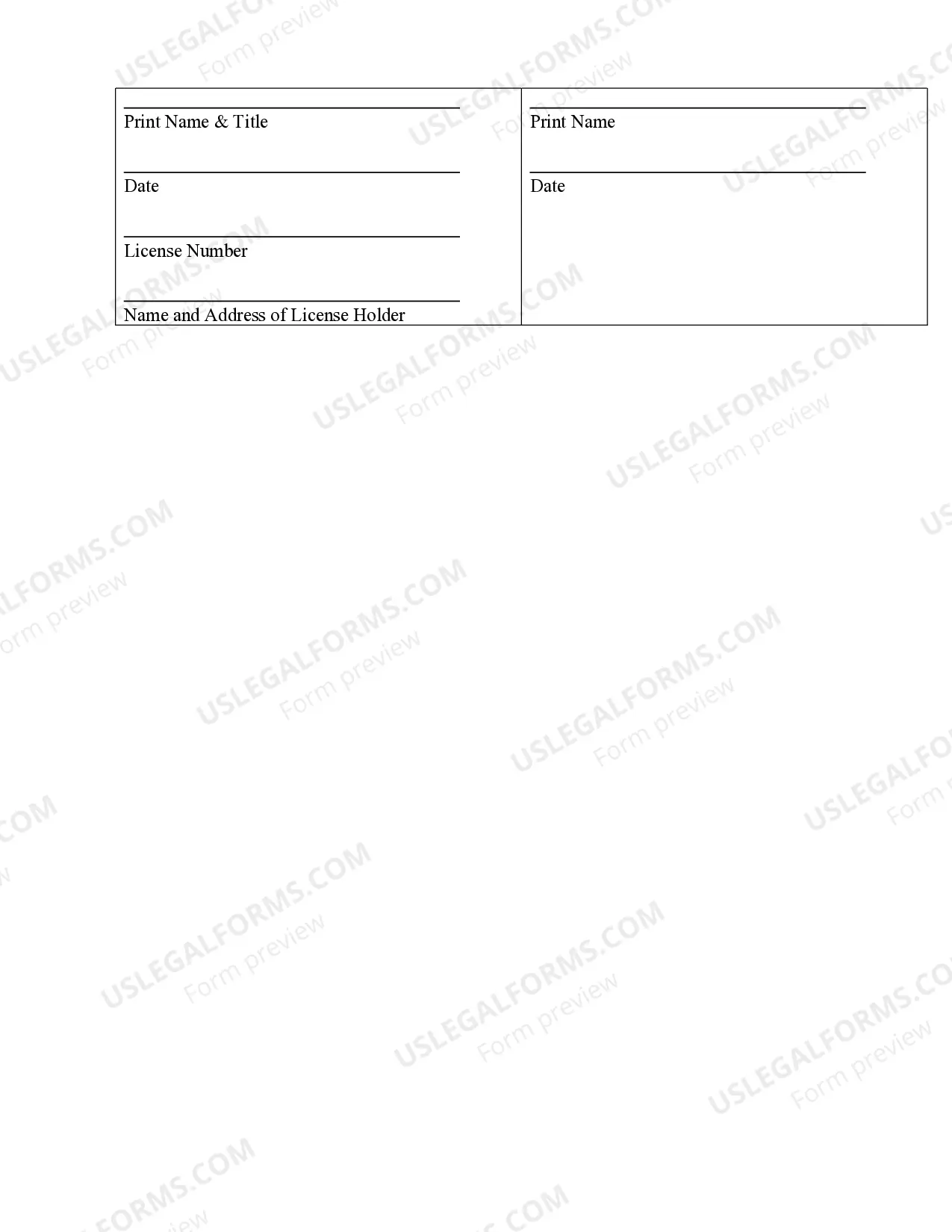 Preview Excavator Contract for Contractor