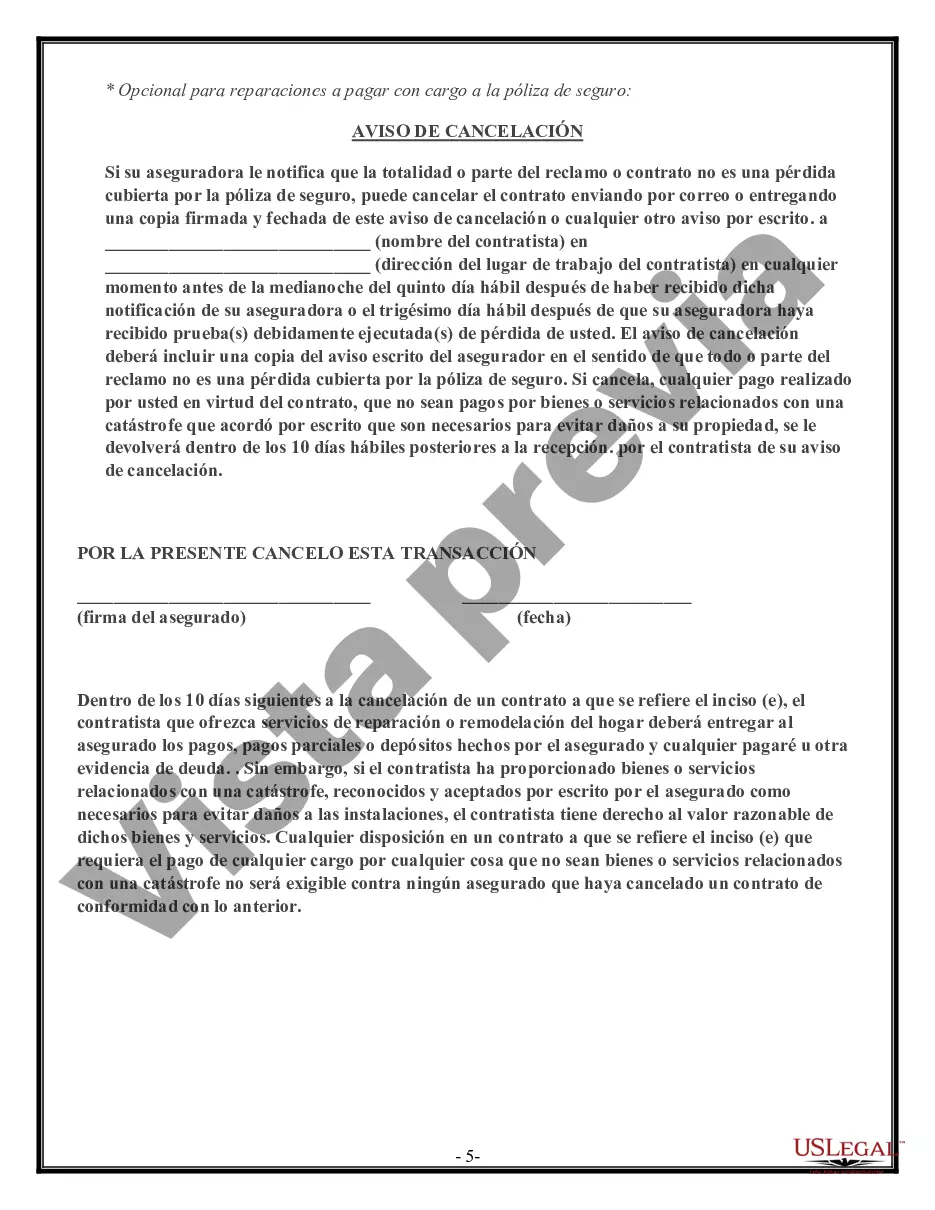 Preview Contrato de demolición para contratista