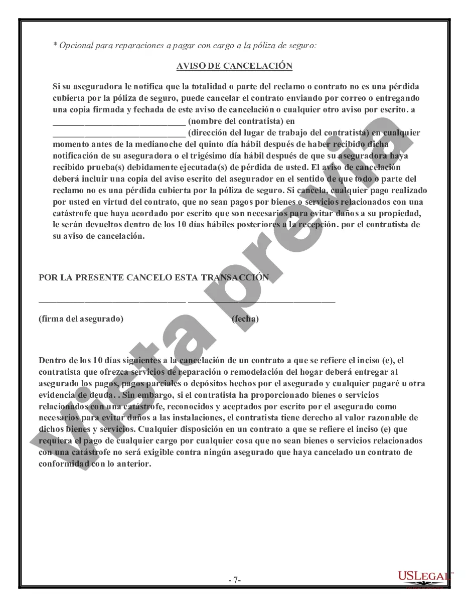 Preview Contrato marco para contratista