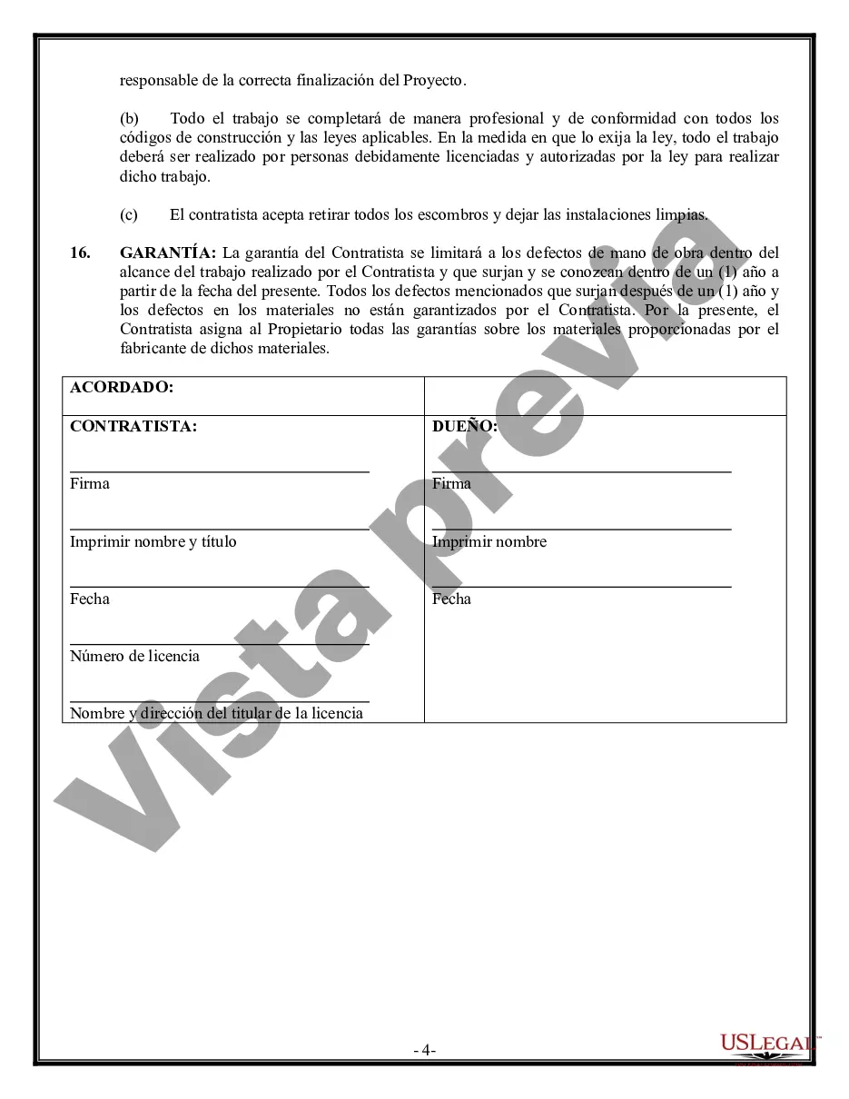 Preview Contrato de trabajo en el sitio para el contratista