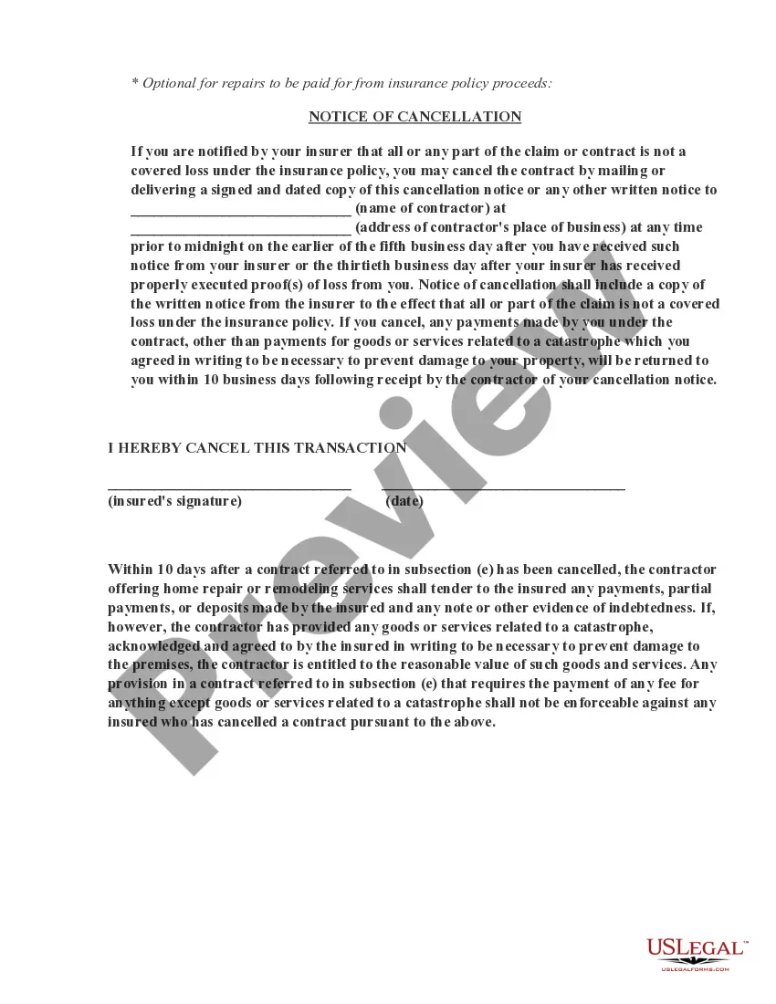 Preview Site Work Contract for Contractor