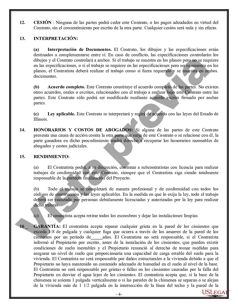 Preview Contrato de Fundación para Contratista