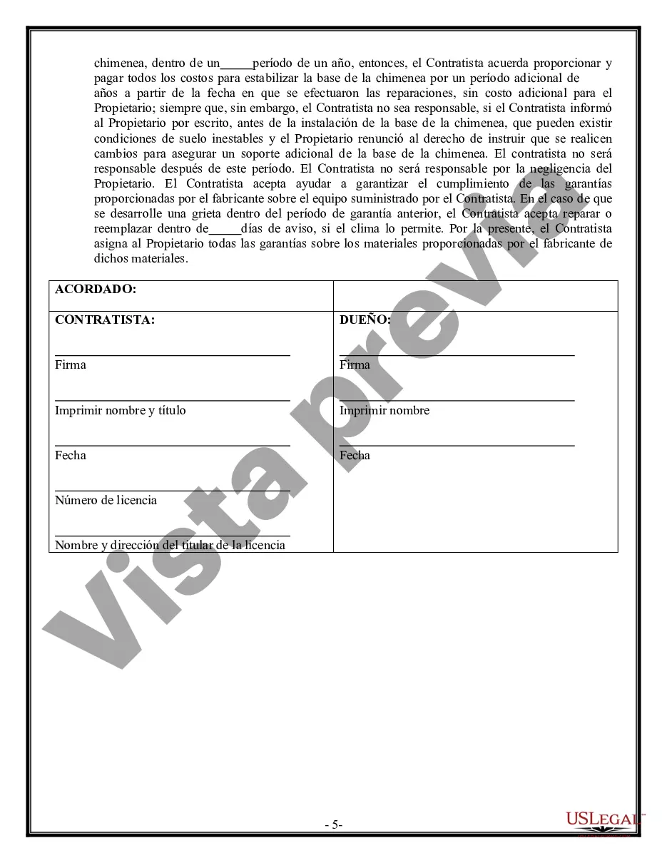 Preview Contrato de Fundación para Contratista