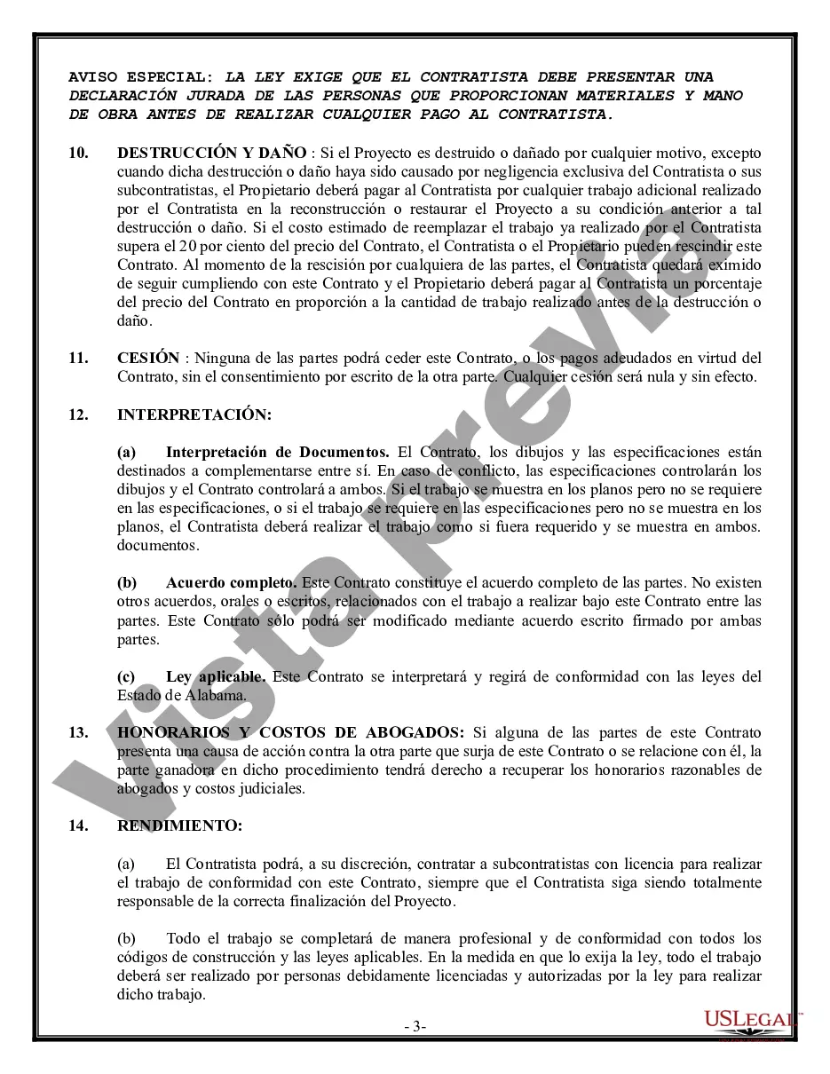 Preview Contrato de techado para contratista