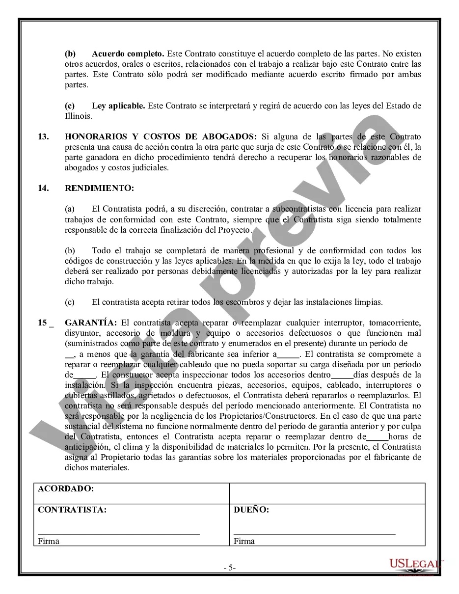 Preview Contrato Eléctrico para Contratista