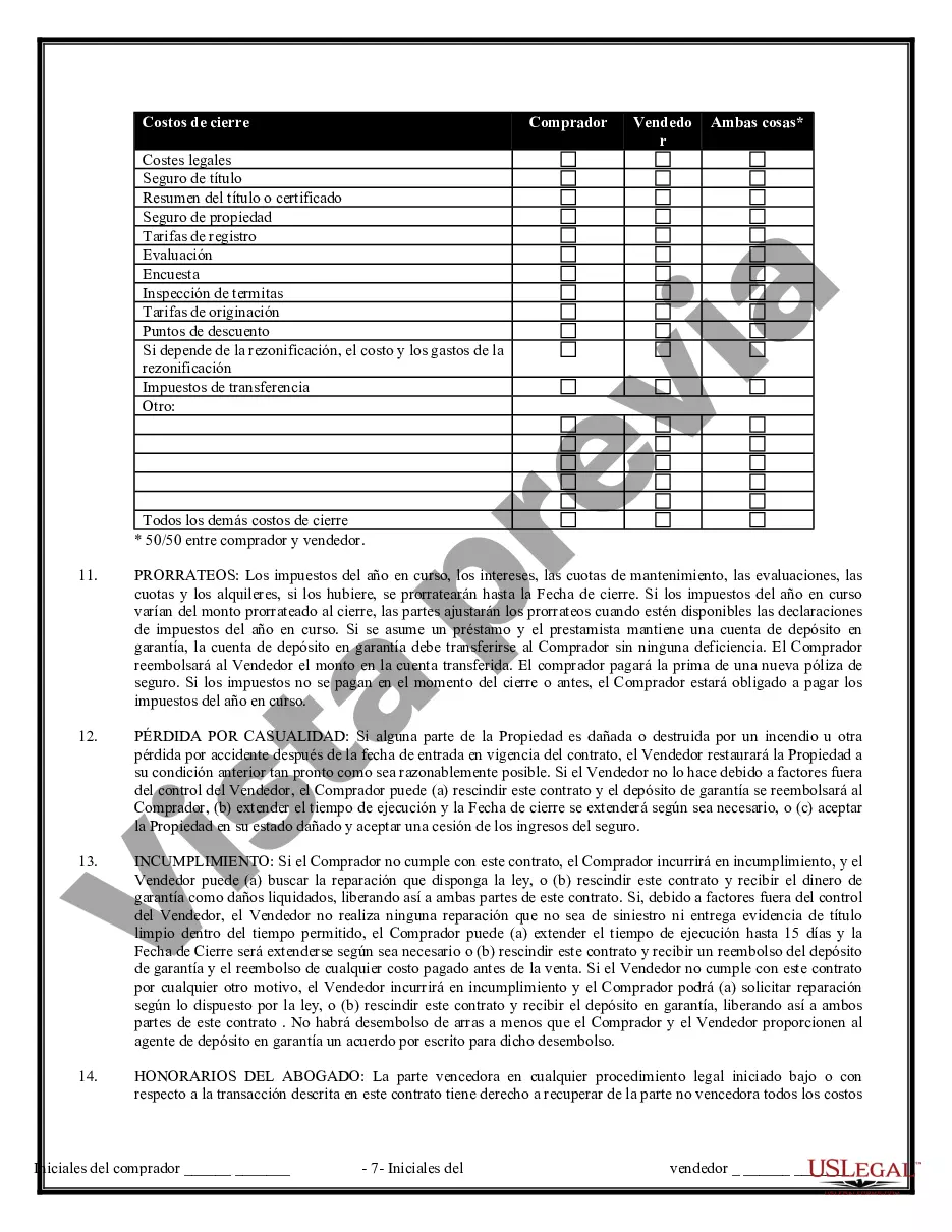 Preview Contrato de Compraventa de Bienes Inmuebles sin Corredor para Acuerdo de Venta de Casa Residencial