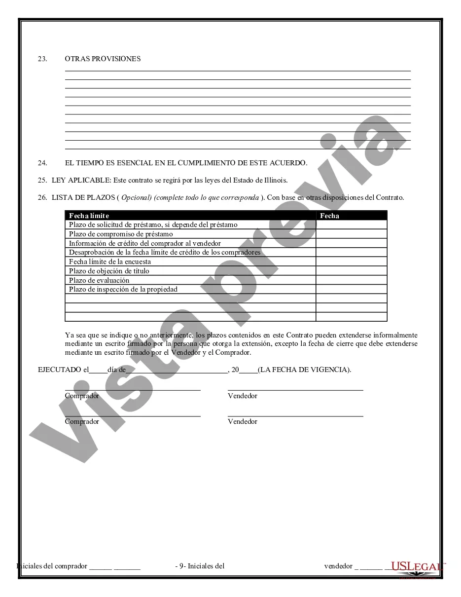 Preview Contrato de Compraventa de Bienes Inmuebles sin Corredor para Acuerdo de Venta de Casa Residencial