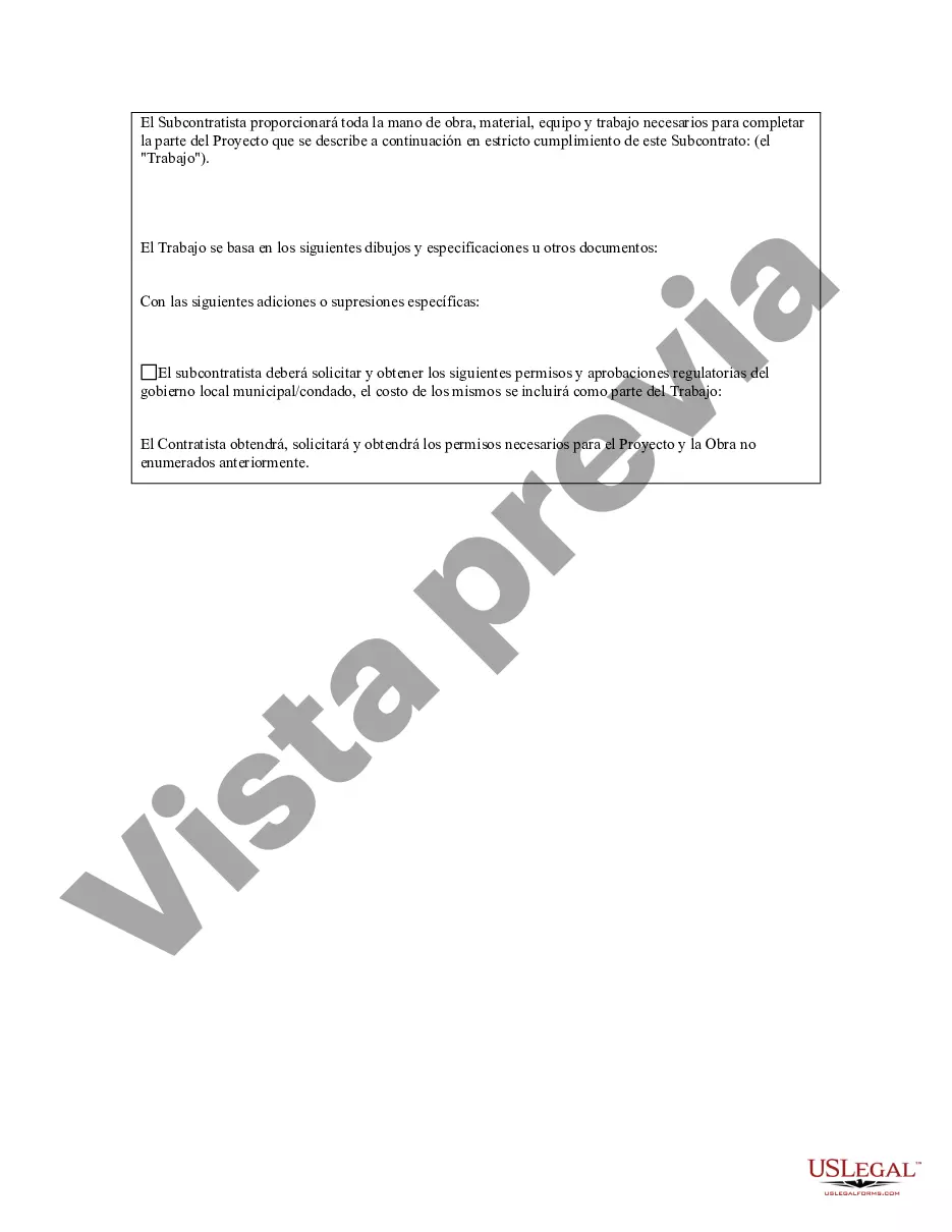 Preview Acuerdo de subcontratista