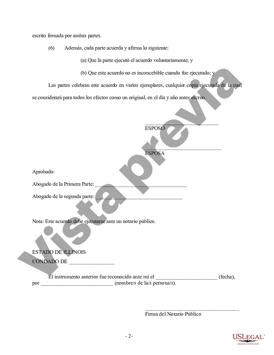 Preview Revocación del Acuerdo Prematrimonial o Prenupcial