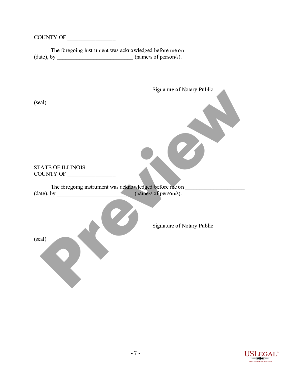 form Illinois Prenuptial Premarital Agreement with Financial Statements preview