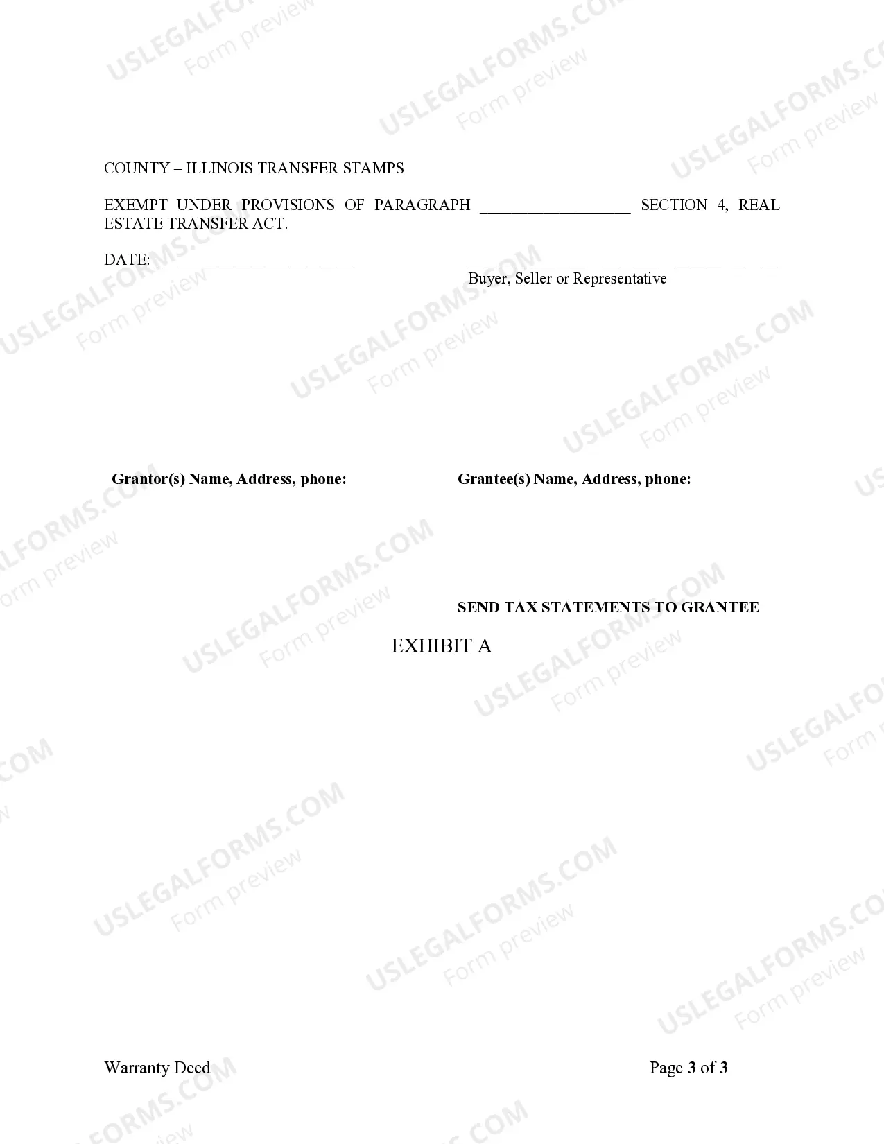 Preview Warranty Deed from Individual to Husband and Wife