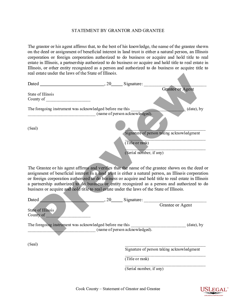 page 7 Quitclaim Deed - Trust to Husband and Wife preview