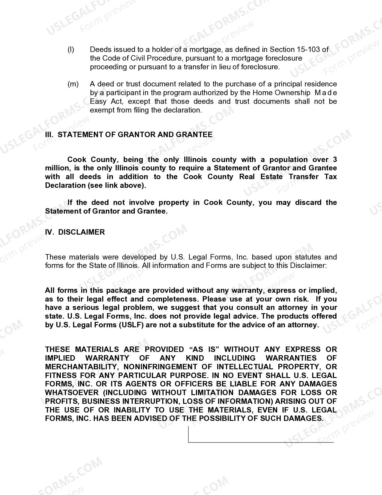 Preview Quitclaim Deed - Trust to Husband and Wife