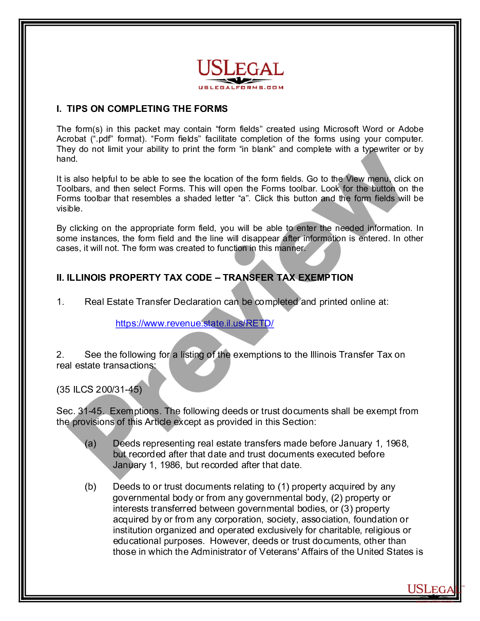 page 1 Special Warranty Deed preview