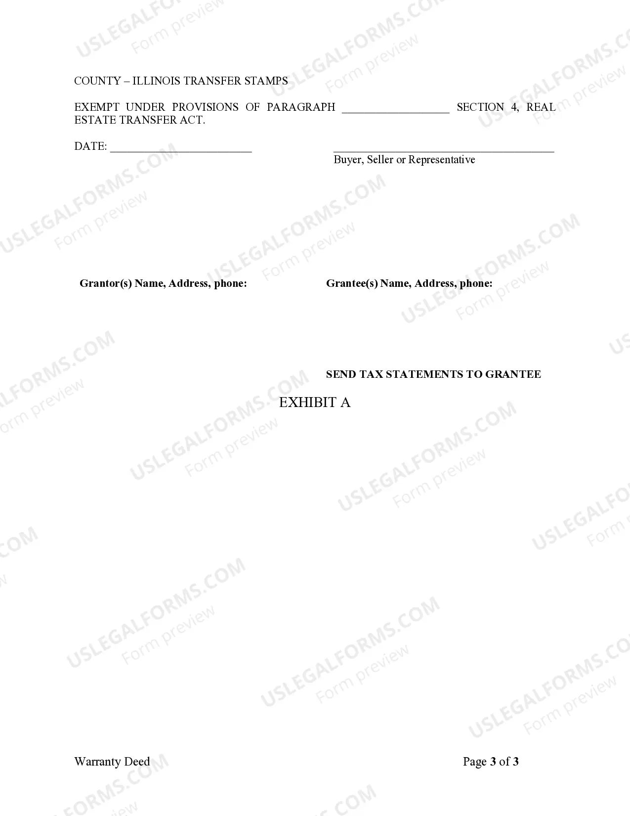 Preview Warranty Deed from Individual to Individual