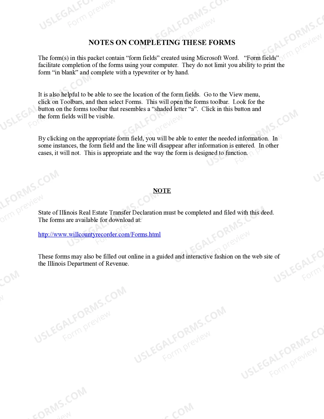 Preview Warranty Deed to Child Reserving a Life Estate in the Parents