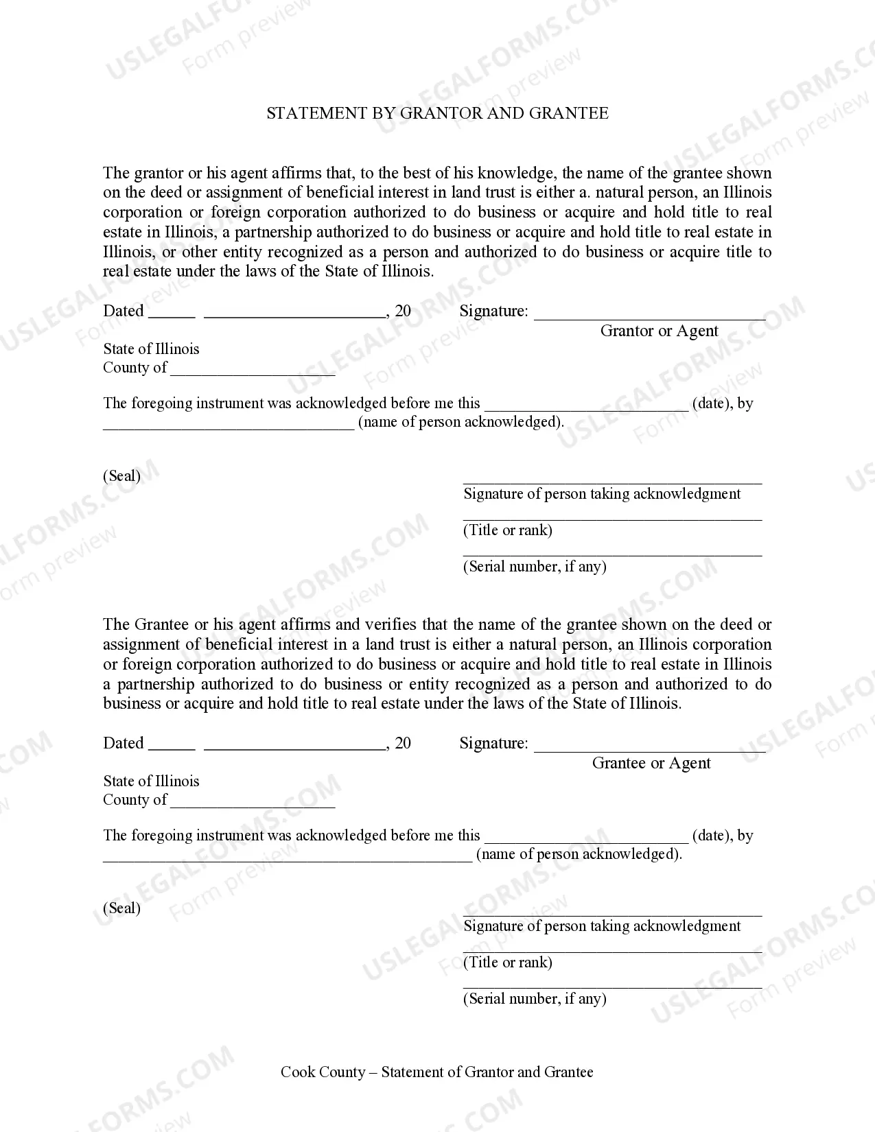 Preview Quitclaim Deed - Limited Liability Company to Husband and Wife