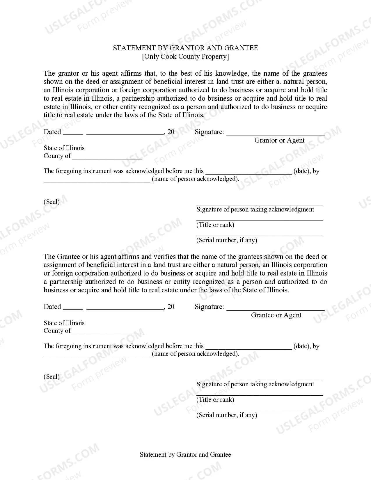 Preview Quitclaim Deed - Trust, by Successor Trustee, to Trust