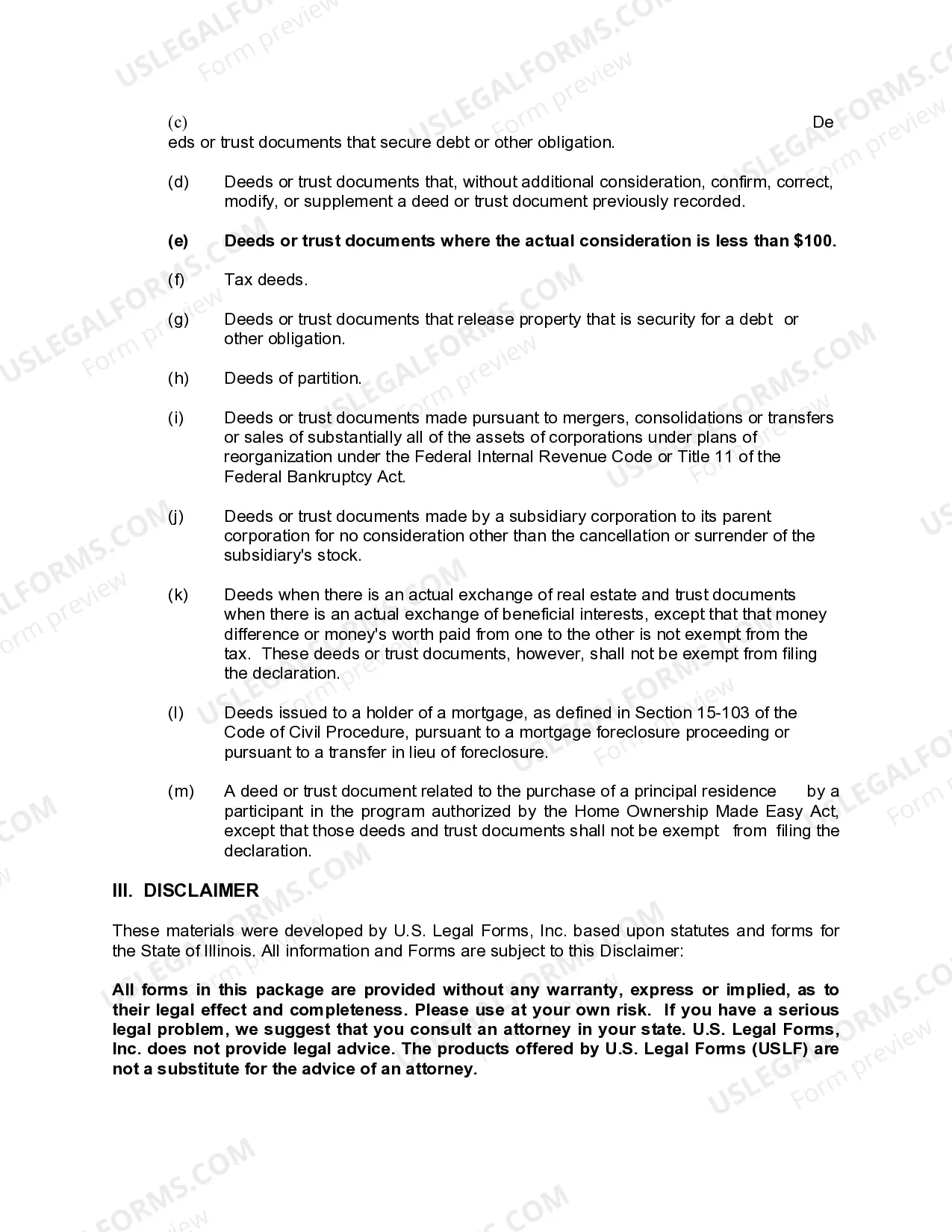 Preview Warranty Deed from an Individual Grantor to Five Individual Grantees