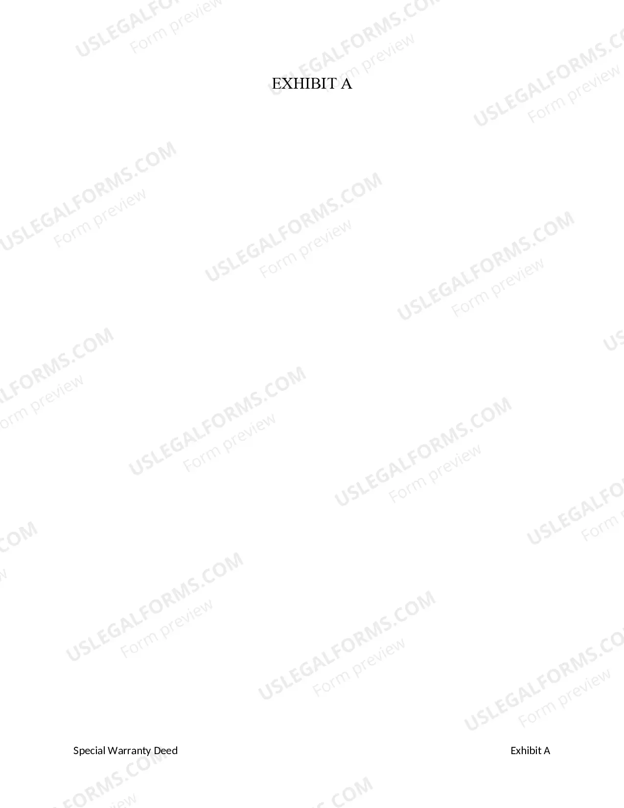 Preview Special Warranty Deed - Limited Liability Company to Limited Liability Company