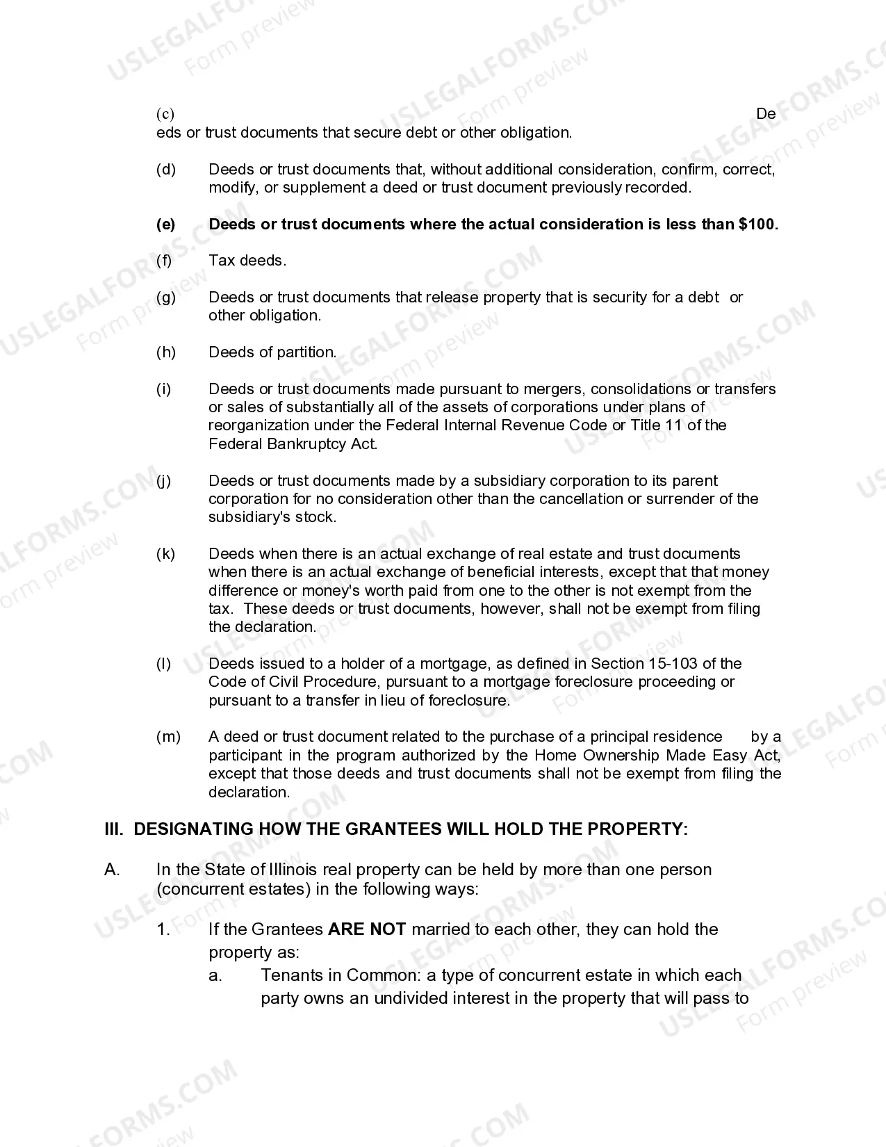 Preview Warranty Deed - Trust to Two Individuals / Husband and Wife