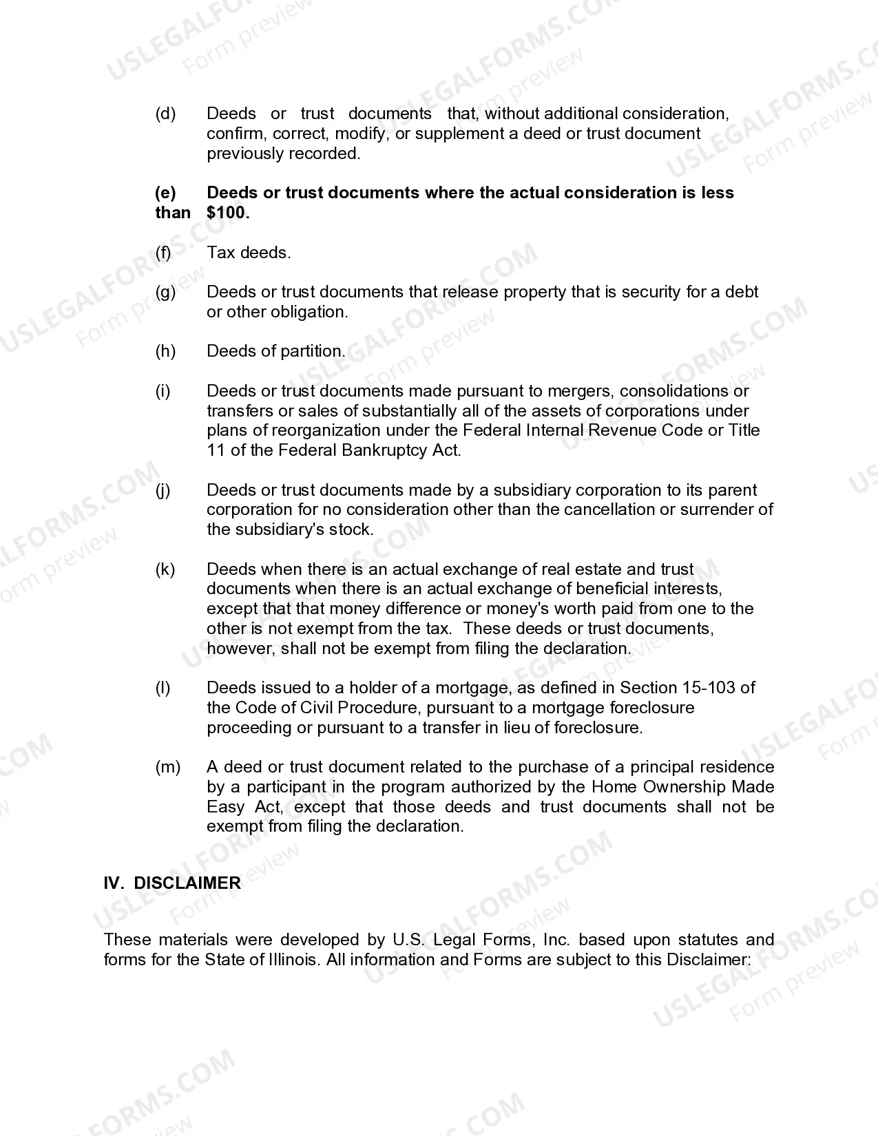 Preview Quitclaim Deed from Husband and Wife to Two Individuals