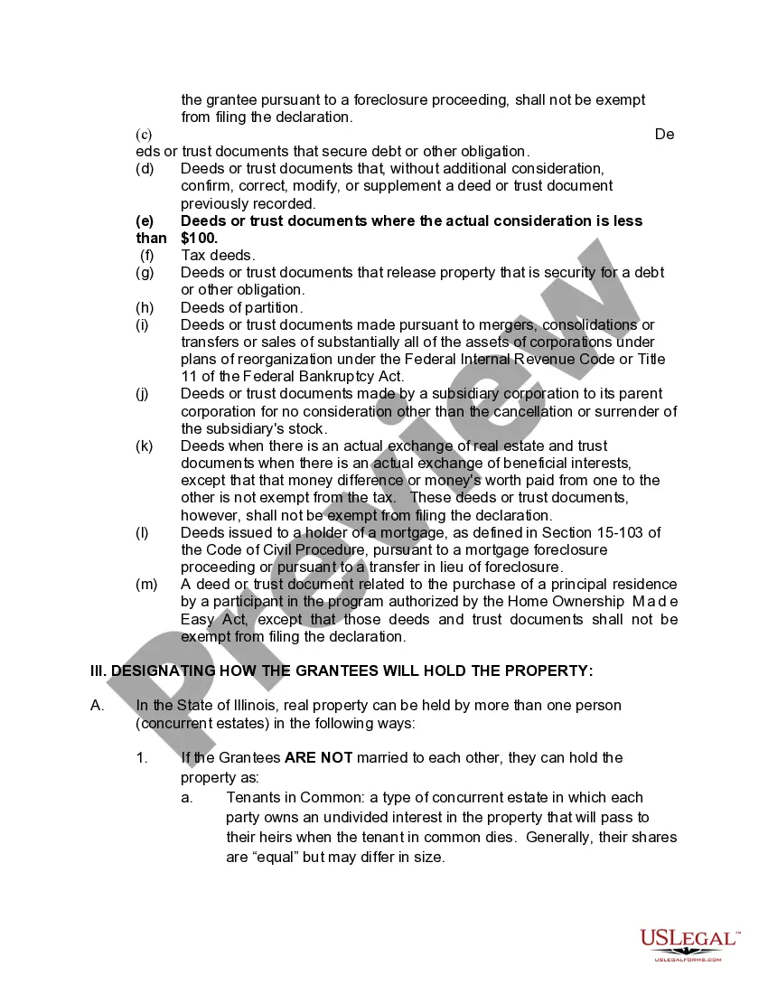 Preview Deed of Distribution from Trust to Four Individuals