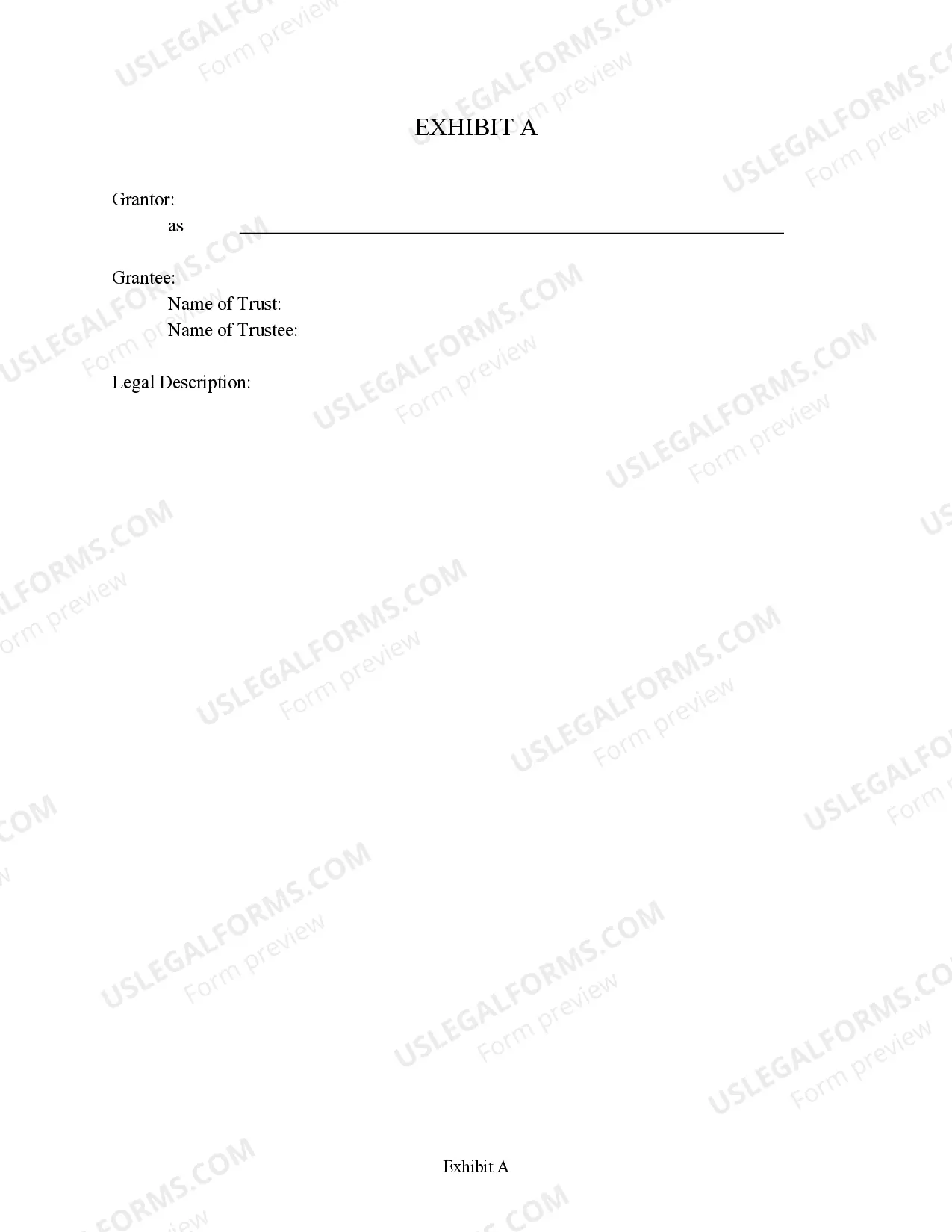 Preview Fiduciary Quitclaim from an Individual Fiduciary to a Trust